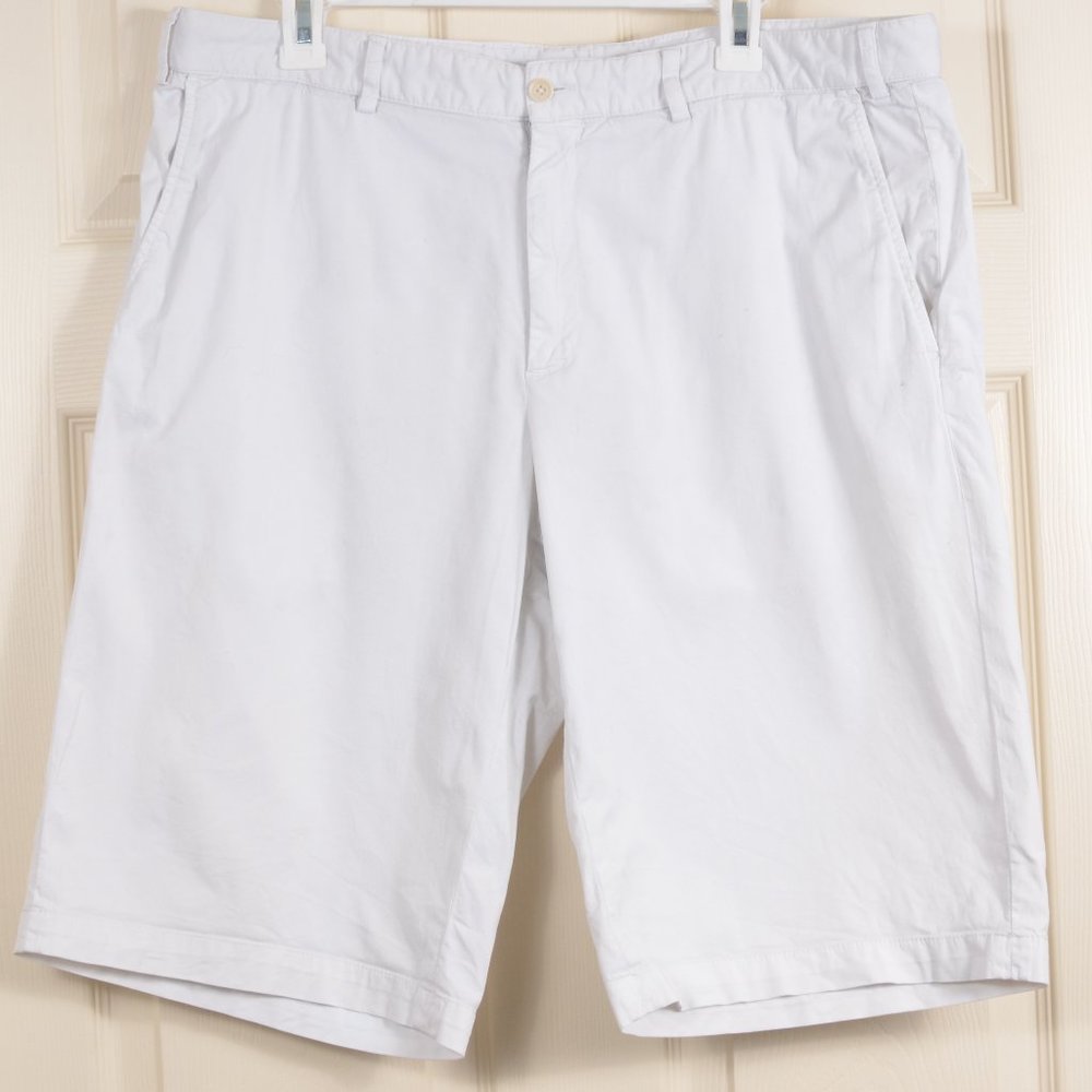 🇮🇹 PSY 40 White Cotton Yachting Shorts.